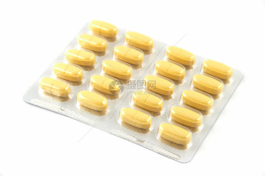 平板材料包装药店维生素药片疾病黄色处方宽慰止痛药治疗抗生素图片