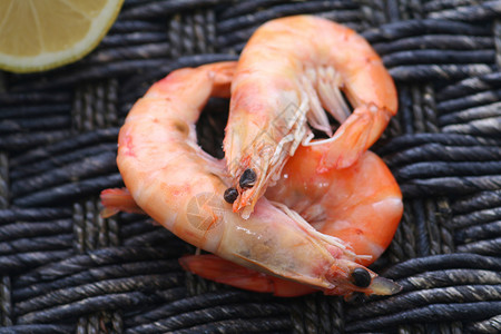 虾海鲜自助餐背景图片