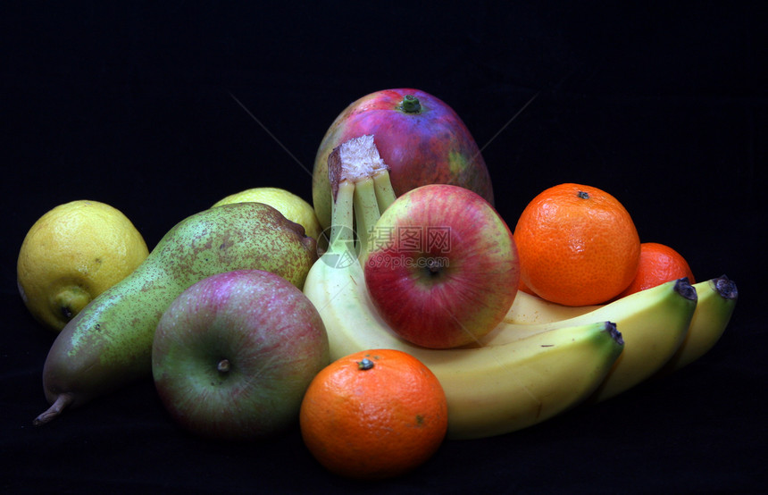 新鲜水果维生素香蕉橘子图片