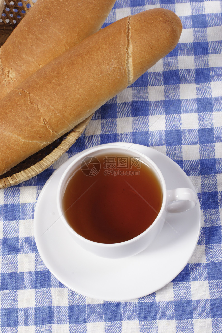 早餐盘子糕点脚跟营养品包子面粉食物小麦面包桌布图片