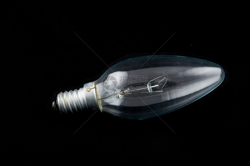 电灯灯玻璃力量灯丝灯光亮度电线反射活力黑色图片