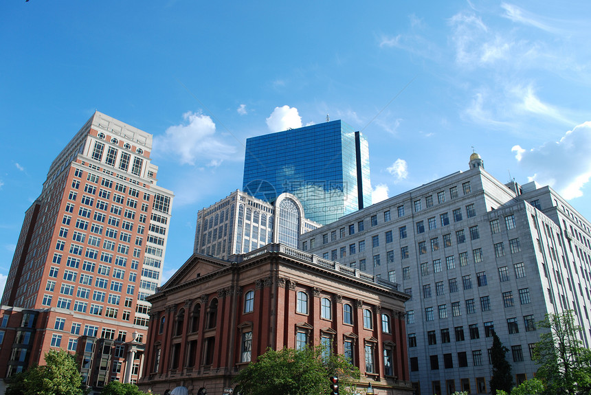 波士顿市中心建筑建筑物建筑学图片