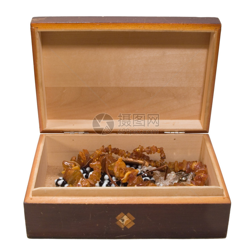 旧胸棺材安全棕色贮存宝石珠宝古董乡村店铺盒子图片