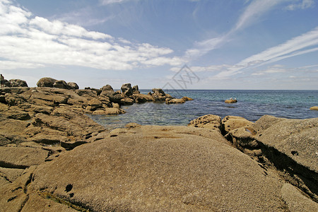 特里夫特石头海岸库斯特高清图片