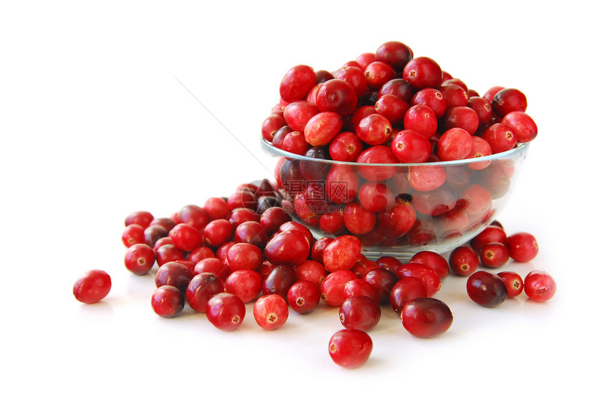 碗里的果子酱烹饪白色食物感恩水果生产红色浆果玻璃图片