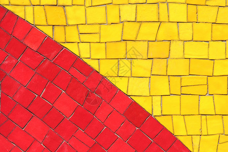 Mosaics 瓷砖背景背景双色红色线条墙纸材料黄色正方形背景图片