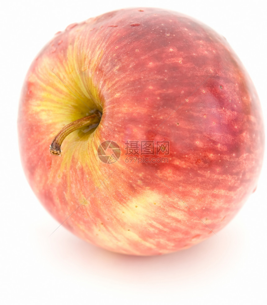 果汁红苹果活力小吃节食饮食红色食物奶奶宏观水果白色图片
