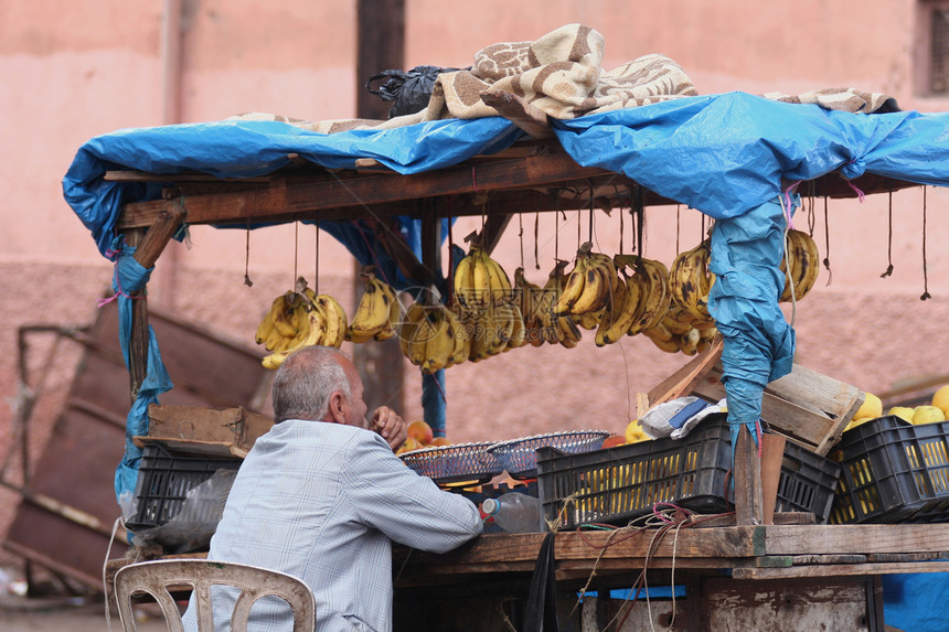 摩洛哥香蕉销售商图片