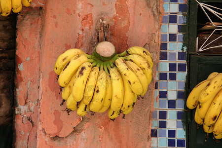 香蕉小店铺背景图片