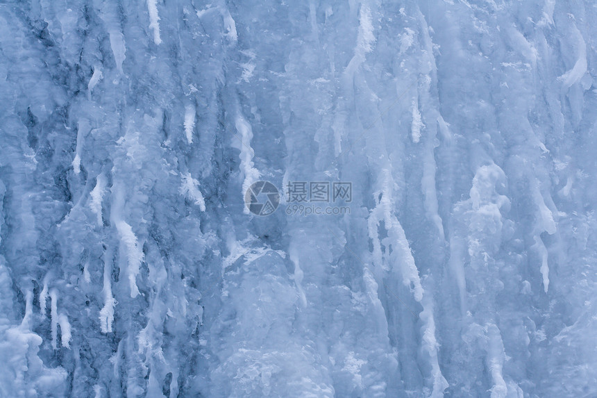 冻结瀑布冰柱寒意风景气候旅行季节性水晶季节冰晶纹理图片