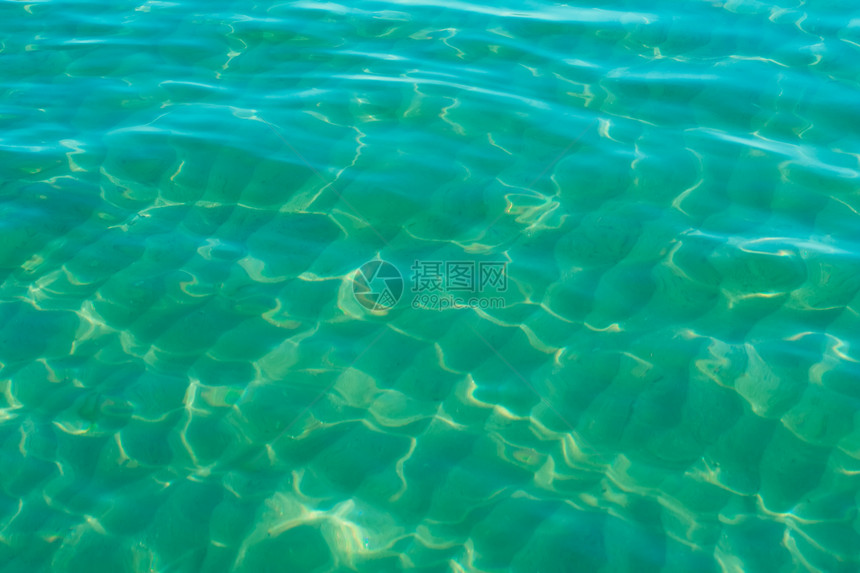 绿色水背景旅行水池运动阳光热带液体海浪涟漪反射宏观图片
