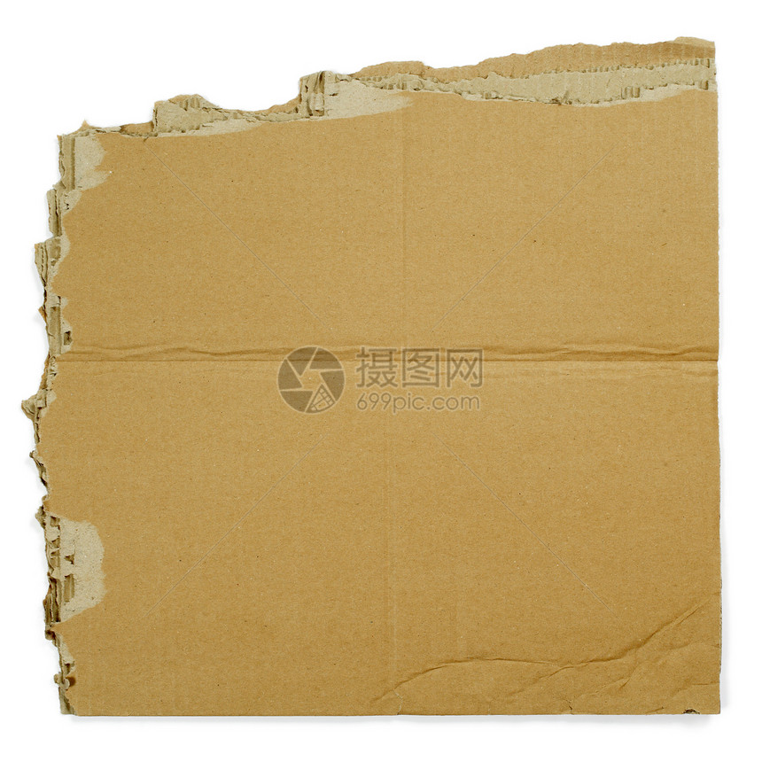 纸板牌标牌空白瓦楞纸盒艺术风化棕色回收盒子船运包装图片