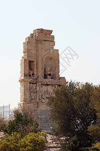 菲洛帕波斯纪念碑背景图片