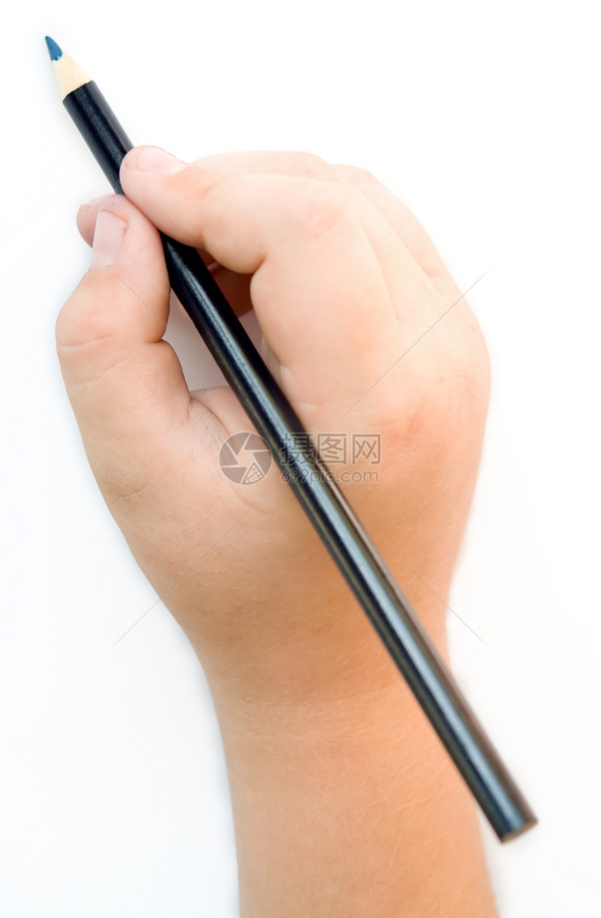 手持铅笔童年写作草图作者笔记手指手稿拇指艺术家学习图片