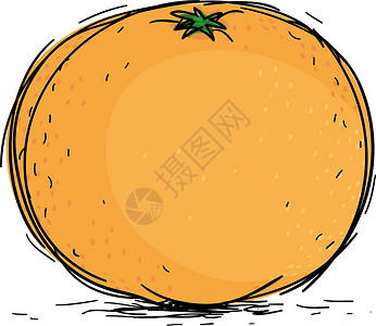 橙色维生素橙子水果背景图片