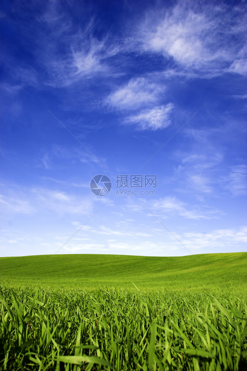 春季字段远景季节农村地平线农业阳光场地城市地形天空图片