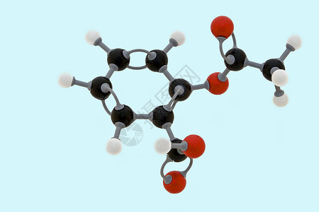 乙酰水杨酸阿斯皮分子结构背景