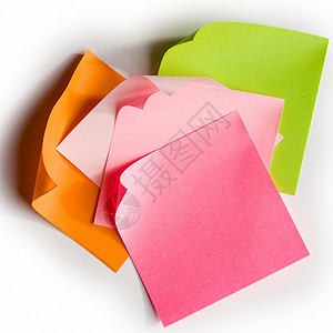 说明手册纸正方形广告牌备案笔记本空白白色软垫商业笔记废料背景图片