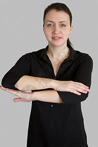 女人的臂弯女性人士商务眼睛成人女士手臂背景图片