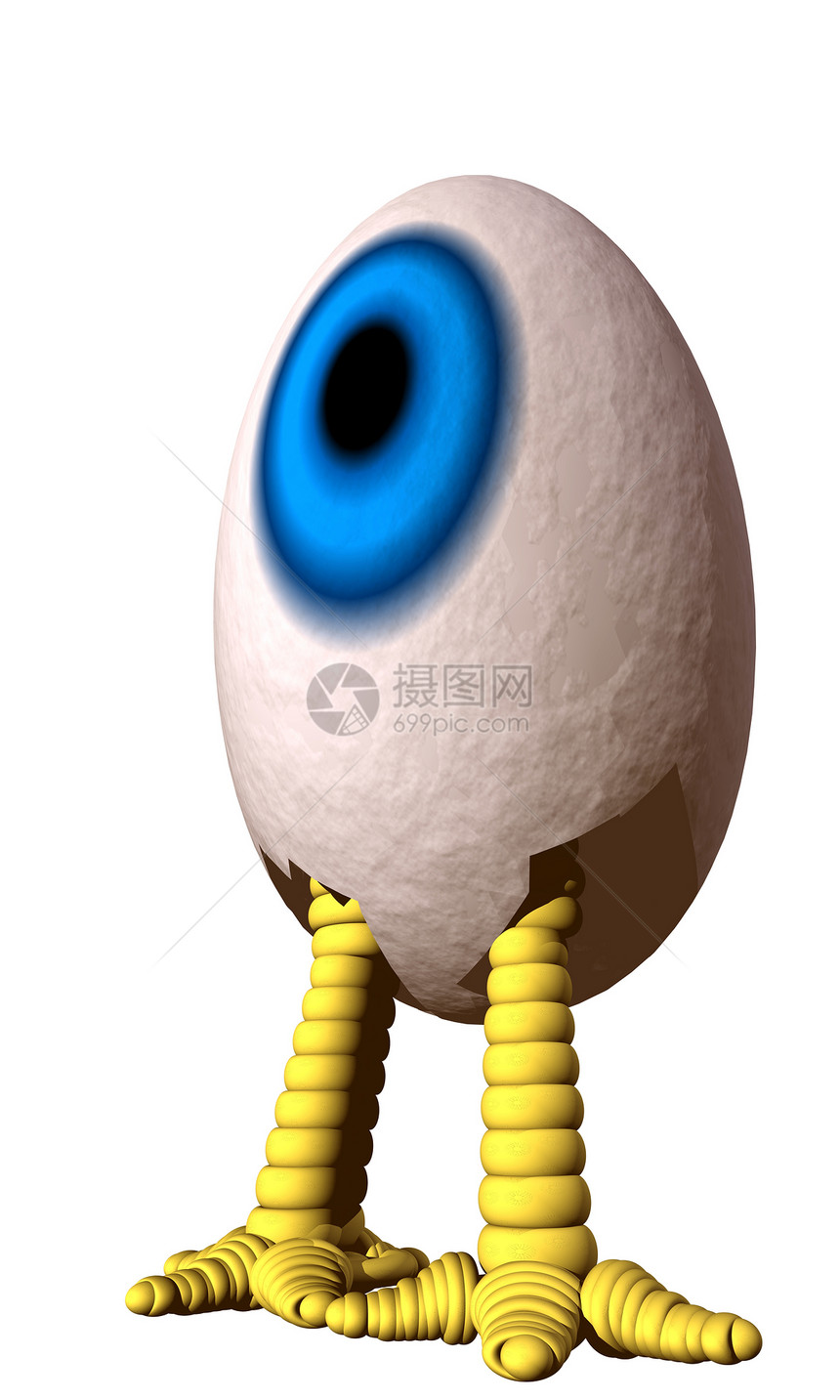 常年大鸡蛋乐趣椭圆形花朵艺术孩子瞳孔插图想像力眼睛动物图片