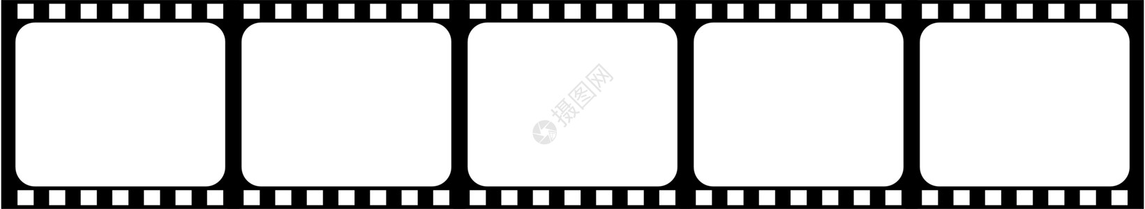 影片电影幻灯片黑色投影娱乐视频投影仪拍摄胶卷白色框架背景图片