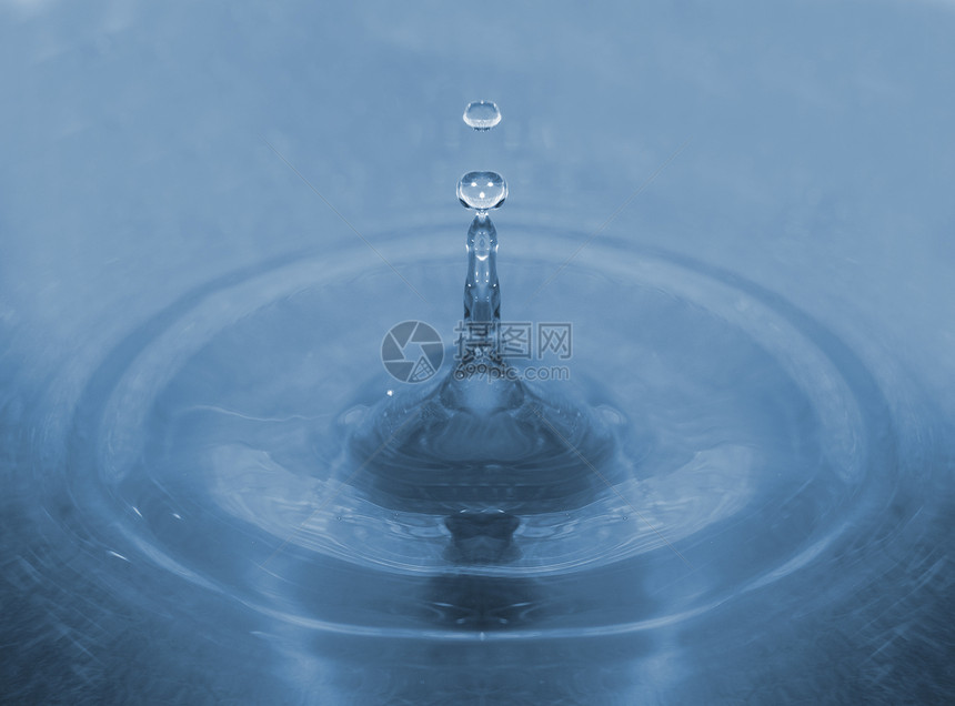 水的波纹蓝色插图艺术涟漪液体图片
