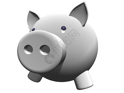 小猪银行储蓄钱盒收藏玩具猪肉背景图片