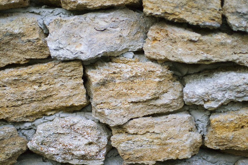 旧石墙鹅卵石石匠建筑历史材料棕色建筑学铺路建造岩石图片