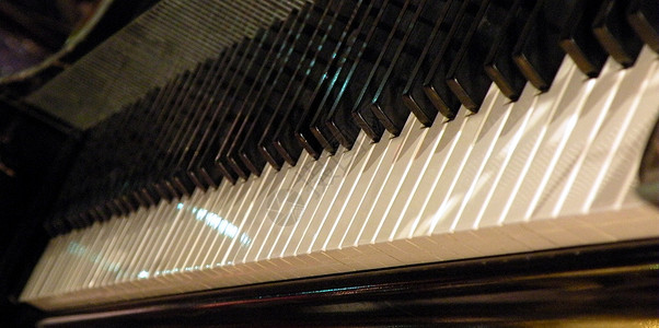 钢琴键盘黑色音乐乌木乐器白色钥匙牙齿象牙背景图片