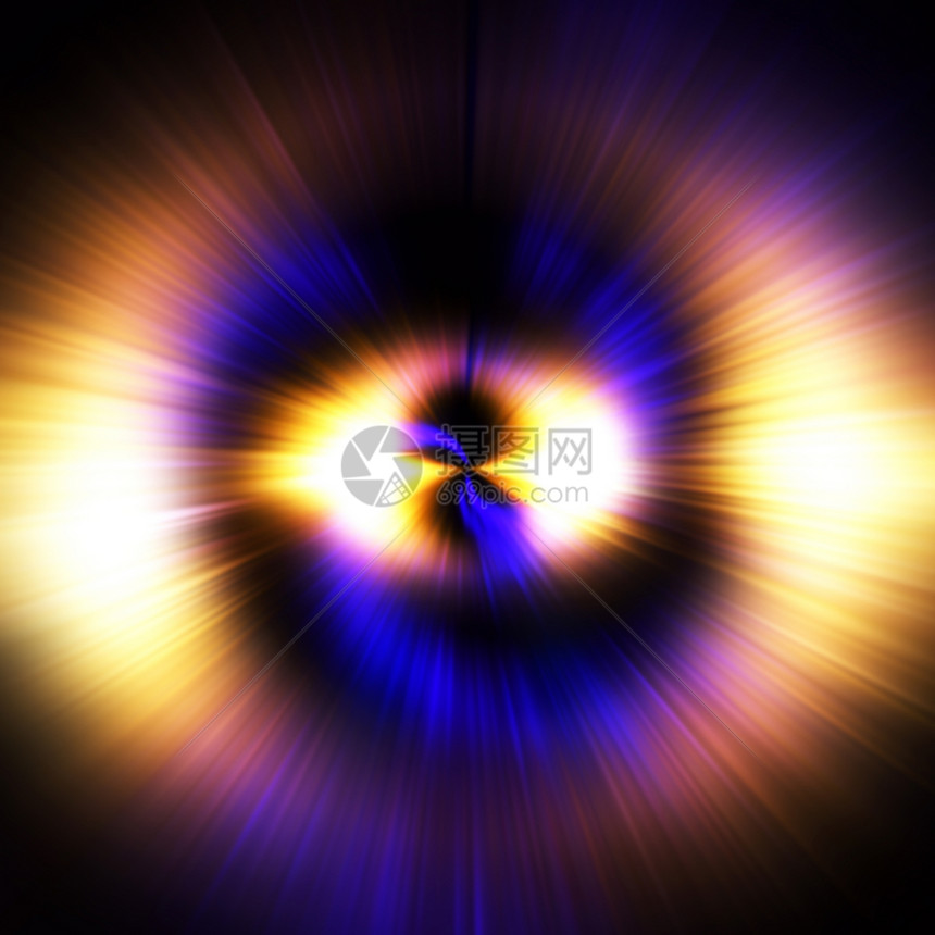 抽象蓝光运动漩涡灯光爆破插图图片