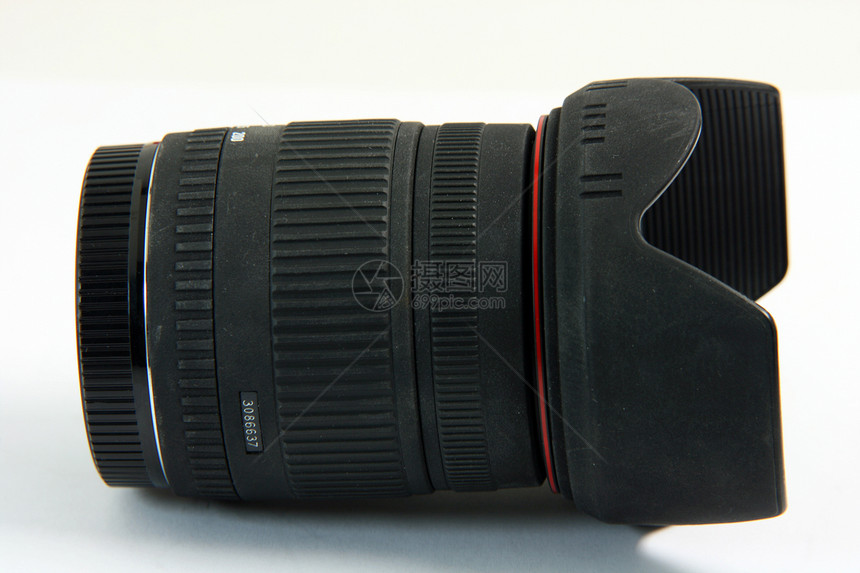透镜相机生活黑色照片白色兜帽工具图片