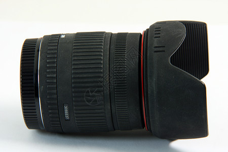 透镜相机生活黑色照片白色兜帽工具背景图片