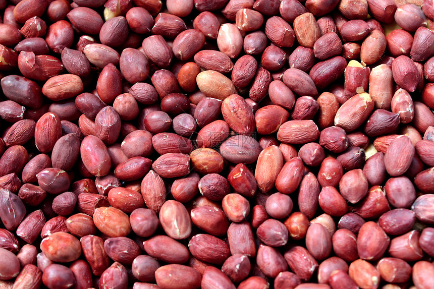 炒花生棕色油炸育肥食品食物种子脂肪宏观红色营养图片