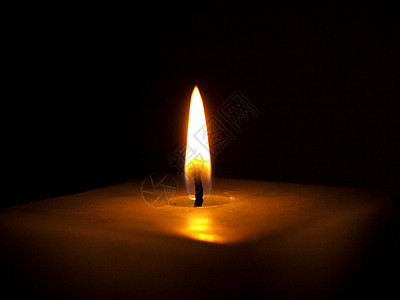 蜡烛黑暗辉光橙子火焰传统烛光背景图片