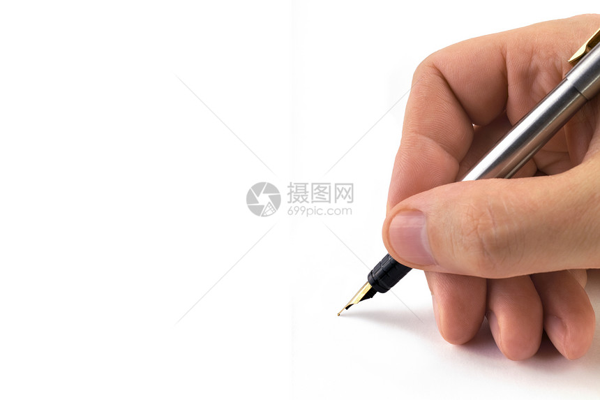 纸上的笔墨水用具金属工程办公室宏观签名乐器文档书法图片