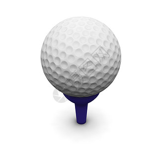 高尔夫球运动概念球座背景图片