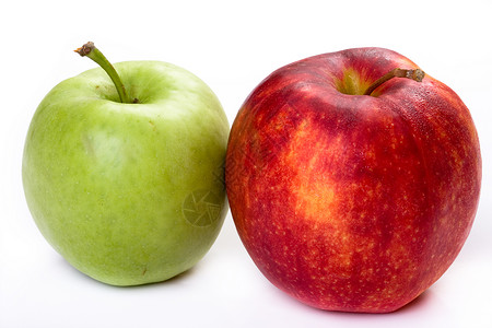 苹果红色白色绿色维生素水果食物筒仓背景图片