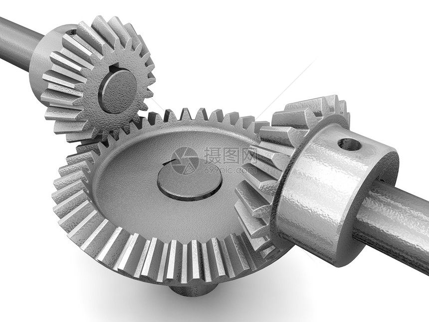 齿轮概念轮子机器白色插图车轮合金工业机械图片