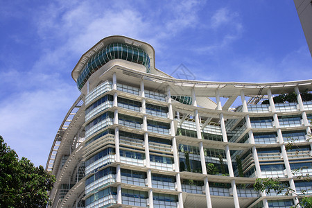 新加坡国家图书馆国家茶点建筑图书馆玻璃背景图片