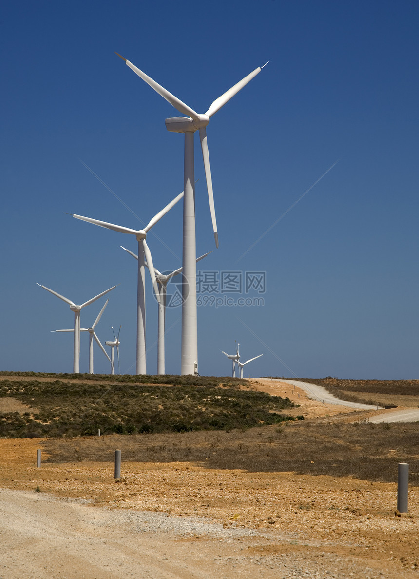 风力涡轮机环境活力风车刀刃创新生产技术团体云景回收图片