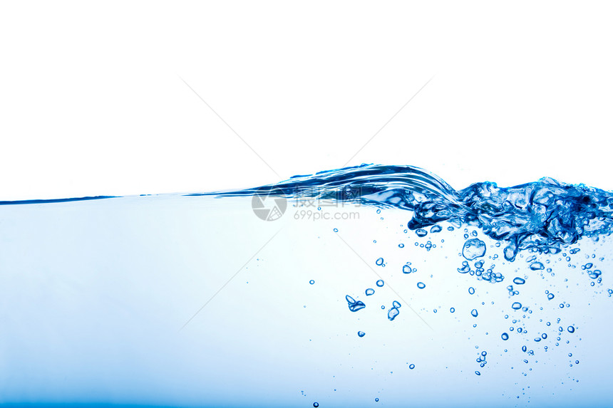 泡泡和波浪环境嘶嘶运动液体气泡波纹资源溪流蓝色流行音乐图片