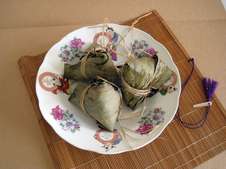 食粮大米盘子节日树叶文化食物国际场合糯米图片