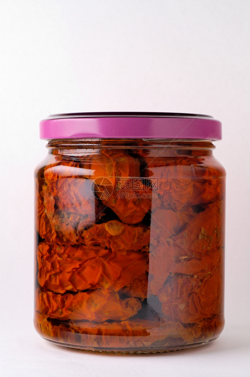 玻璃罐保留西红柿图片