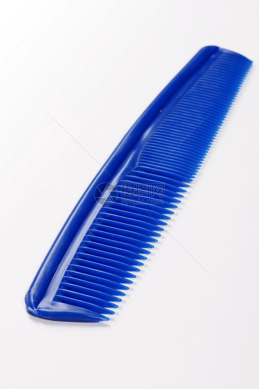 梳子工具卫生理发师梳理造型小路蓝色程式化男人发型图片