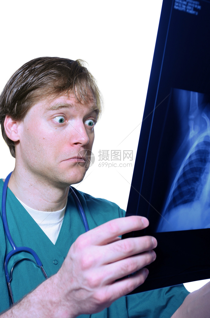 X射线冲击电影实验室x射线医生护士医疗骨头震惊骨骼惊喜图片