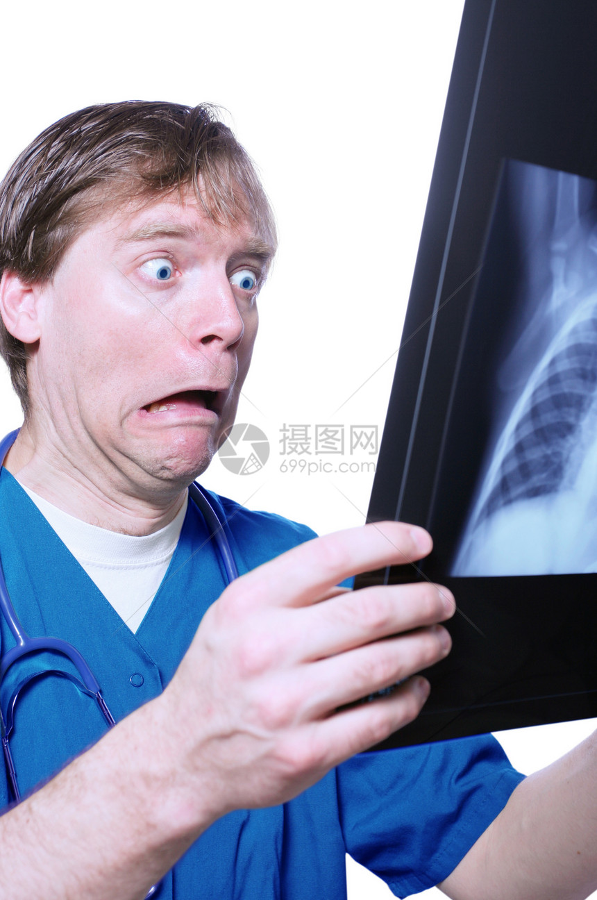 X射线冲击电影惊喜骨骼医生震惊骨头实验室护士医疗x射线图片