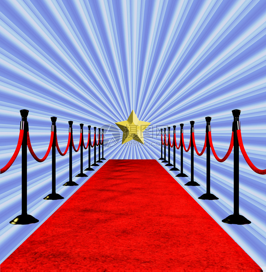 红地毯红色娱乐仪式入口红地毯插图展示剧院庆典电影图片