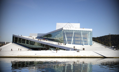 歌剧玻璃当代的挪威高清图片