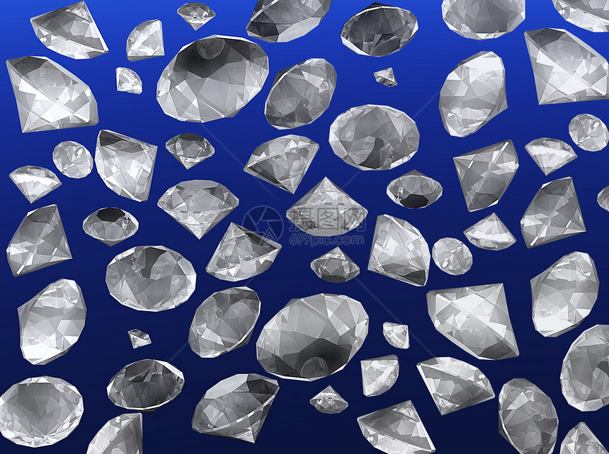 展示者天空钻石插图珠宝首饰水晶宝石反思石头玻璃图片
