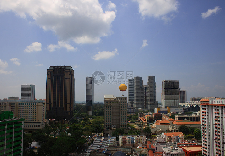新加坡天线天际城市街道建筑物蓝色建筑市中心图片